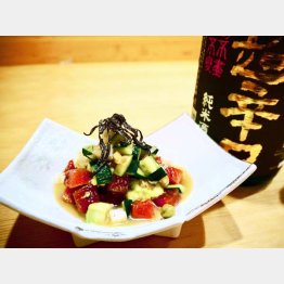 合う酒＝辛口の日本酒（Ｃ）日刊ゲンダイ