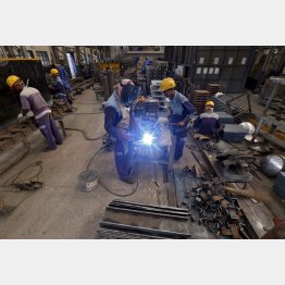 インドのカルカッタ郊外にある製鉄所（Ｃ）ロイター