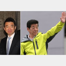橋下徹元市長（左）と松井一郎前知事（Ｃ）日刊ゲンダイ