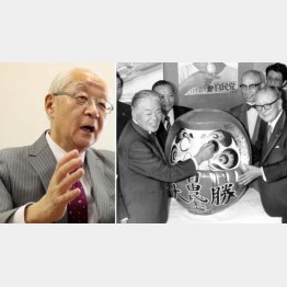 この後、「四十日抗争」に…（政治ジャーナリストの田﨑史郎さん＝左）（Ｃ）日刊ゲンダイ