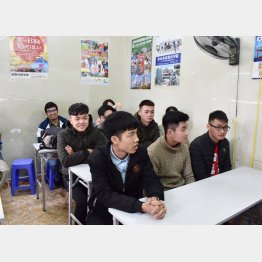 日本語学校には地方出身者が多い（提供写真）