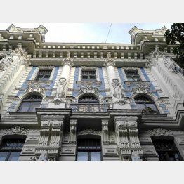 19世紀末から20世紀初頭に建てられたユーゲントシュティール様式の建築物（提供　Ｓａｎｎａ）