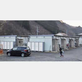 今も１３００人がプレハブ暮らし（岩手県釜石市の仮設住宅）／（Ｃ）共同通信社