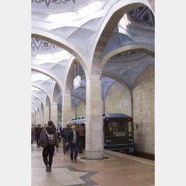 地下鉄（撮影：矢巻美穂）