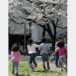 子どもは元気いっぱい（Ｃ）日刊ゲンダイ