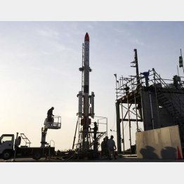 インターステラテクノロジズの小型ロケット「ＭＯＭＯ」３号機（Ｃ）共同通信社
