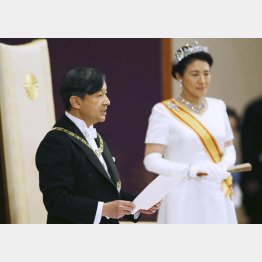 上皇陛下の姿勢を継承（代表撮影）