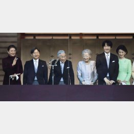 平成３１年の新年一般参賀の様子（Ｃ）共同通信社