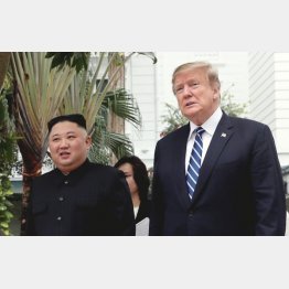 対談後に対立の兆し（Ｃ）ロイター