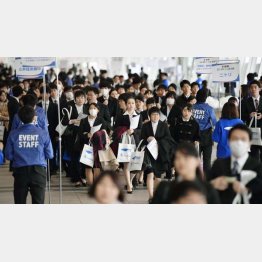 今は売り手市場といわれるが…（Ｃ）共同通信社