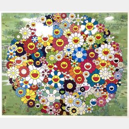 オークション会場でも人気を集める村上隆の作品（Ｃ）日刊ゲンダイ