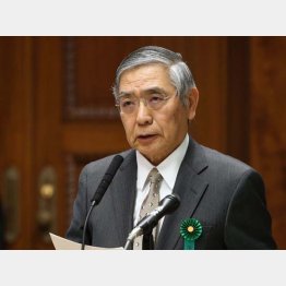 黒田総裁（Ｃ）日刊ゲンダイ