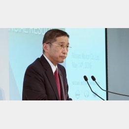 日産自動車・西川社長（Ｃ）日刊ゲンダイ