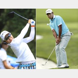 最終日の戦い方に課題が残った松山（右）と比嘉（Ｃ）共同通信社