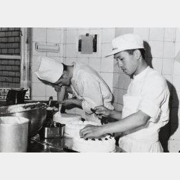 ドイツの菓子留学では鍛えられた（提供写真）