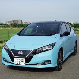 日産リーフｅ＋（写真）小沢コージ