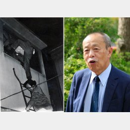 元麻薬取締官（マトリ）の高濱良次さん。左は、麻薬組織への“ガサ入れ”の場面で下が本人／（Ｃ）日刊ゲンダイ