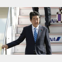 イラン訪問を終え帰国した安倍首相（Ｃ）共同通信社