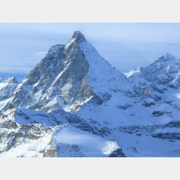 スイスとイタリアの国境にそびえるマッターホルン(撮影・歩りえこ)