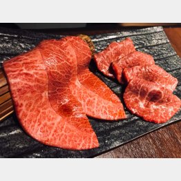 ミスジとウワミスジ（提供写真）