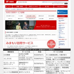 各業種で業態が変化。郵便局も乗り出している（日本郵便株式会社Webサイト）