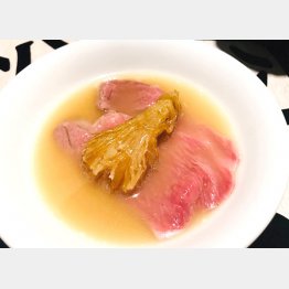 フカヒレとサーロインのトロトロ中華しゃぶしゃぶ（Ｃ）日刊ゲンダイ