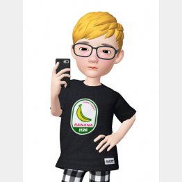 ZEPETO（ゼペット）で作ったアバター／（提供写真）