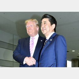 似た者同士の安倍首相とトランプ米大統領（Ｃ）ＪＭＰＡ／稲葉訓也