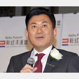 “お友達銘柄”と皮肉も（新経済連盟の三木谷代表理事・楽天会長兼社長）／（Ｃ）日刊ゲンダイ