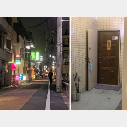 懐かしい街並みから通りを一本入ると小さなマンションにスナックが（Ｃ）日刊ゲンダイ