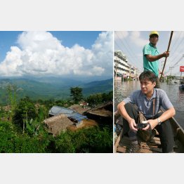 インドの東北部の州「ナガランド」、ガイドブックにも載っていない（右は室橋裕和さん）／（提供写真）