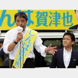 榛葉賀津也候補の出陣式に玉木代表が駆けつけた（Ｃ）日刊ゲンダイ
