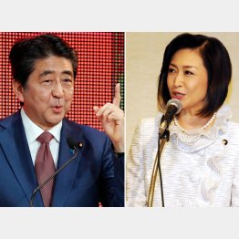 安倍首相は「恥を知れ」の三原じゅん子とタッグ／（Ｃ）日刊ゲンダイ
