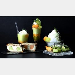 青森県つがる市のメロンは今が食べごろ！（提供写真）