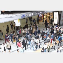 もし大阪の淀川が氾濫したら…（Ｃ）日刊ゲンダイ