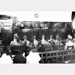 5・15事件陸軍側第１回公判（昭和8年7月25日）／（Ｃ）共同通信社