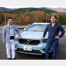 ボルボ・カー・ジャパンの木村隆之社長（左）と筆者（写真）小沢コージ