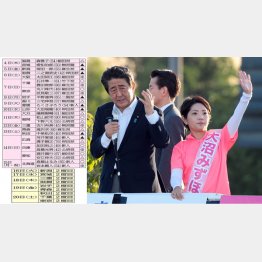 大沼瑞穂候補の応援演説をする安倍首相（Ｃ）日刊ゲンダイ