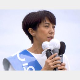 地方の声を伝える寺田静候補（Ｃ）日刊ゲンダイ