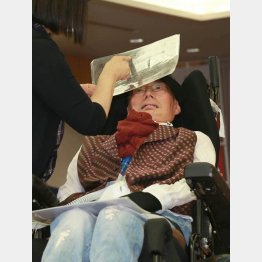 比例区の特別枠で当選した「れいわ新撰組」の舩後靖彦氏／（Ｃ）日刊ゲンダイ