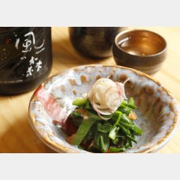 合う酒＝「風の森」の夏酒（Ｃ）日刊ゲンダイ