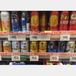 商品数の多い「第３のビール」は淘汰される運命にあるのか？（Ｃ）日刊ゲンダイ