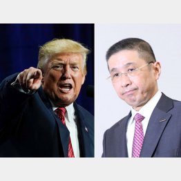 空気が読めなかった西川社長（右）にトランプ大統領激怒！？（Ｃ）ロイター