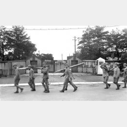 青年将校たちが処刑された陸軍衛戍刑務所（Ｃ）共同通信社