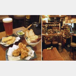 ビールに合ったメニューがズラリと並ぶ（手前は名物の加美屋式からあげ）／（Ｃ）日刊ゲンダイ