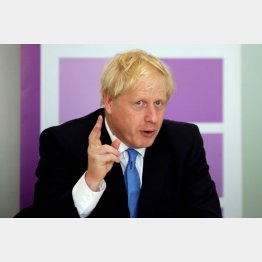 ブレグジット強硬派のジョンソン英首相（Ｃ）ロイター
