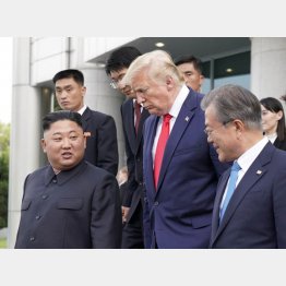 トランプ＆文大統領の関係は良好だが……（Ｃ）ロイター