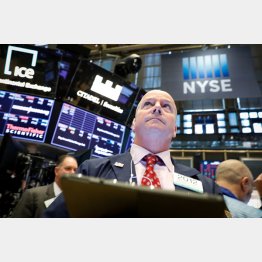 NYダウ暴落、一時961ドル安も（NY証券取引所）／（Ｃ）ロイター