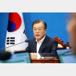 韓国も日本を「ホワイト国」から除外（文在寅韓国大統領）　（Ｃ）ロイター／ 聯合