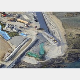 辺野古護岸工事（Ｃ）共同通信社